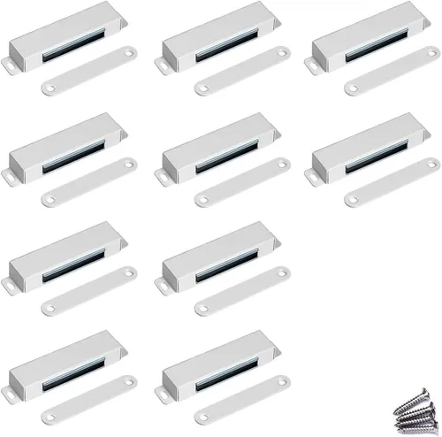 Miniatura 14 de WOOCH Pestillo magnético para puerta, 50 libras, de acero inoxidable de alta resistencia para cocina, baño, armario, armario, armario, puerta, cajón