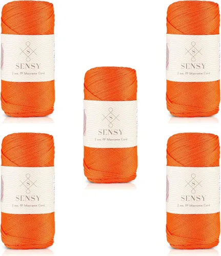 Miniatura 72 de Sensy Premium Cuerda de Poliéster de 2mm 251 Yardas Cuerda de Polipropileno 100% Cordón de Macramé 2mm Cordón para Bolsa de Ganchillo Cuerda