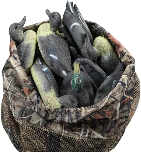Miniatura 5 de Bolsa de malla para caza de aves acuáticas de pato ganso pavo, con correas ajustables