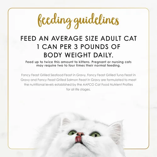 Miniatura 6 de Purina Fancy Feast - Alimento húmedo a la parrilla para gatos, colección de mariscos en paquete variado de alimentos húmedos para gatos
