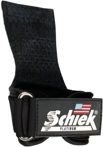 Miniatura 10 de Schiek Sports Model 1907 Platinum Edition Ultimate Grips - Correas de levantamiento de pesas 3 en 1, muñequeras y almohadillas de agarre, control