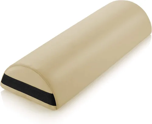 Miniatura 12 de Saloniture Almohadilla de almohada jumbo para mesa de masaje media redonda, para debajo de la rodilla, 26 x 9 x 4.5 pulgadas, color negro
