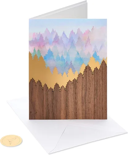 Miniatura 4 de Papyrus Tarjeta en blanco (montaña escénica)
