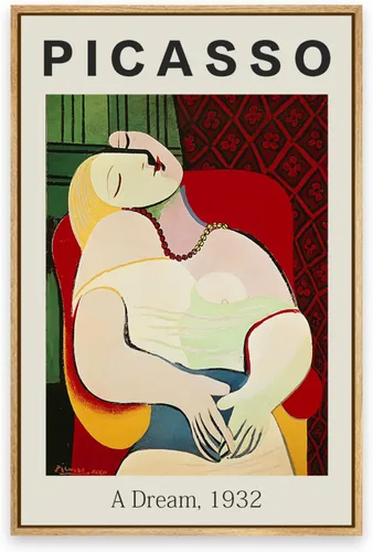 Lienzo enmarcado para pared, obras de arte famosas de Pablo Picasso, impresiones en lienzo para decoración del hogar para sala de estar, dormitorio,