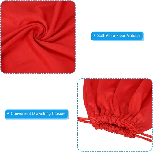 Miniatura 3 de PATIKIL Bolsa de gafas de esquí, microfibra suave, funda protectora de almacenamiento para gafas de sol
