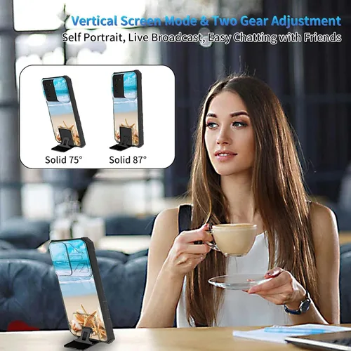 Miniatura 319 de Funda para Samsung Galaxy S22 Ultra 5G, Galaxy S22 Ultra con cubierta de cámara deslizante, funda resistente de doble capa con función atril Black