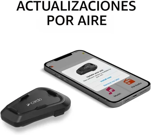 Miniatura 7 de Cardo Systems Spirit - Auriculares de comunicación Bluetooth para motocicleta, color negro, paquete doble