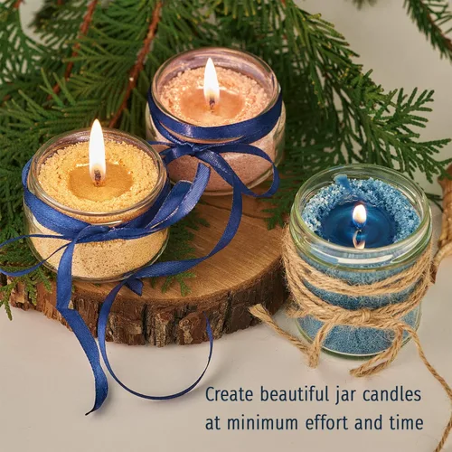 Miniatura 3 de ALEXES Cera de parafina para hacer velas, cera granulada de 1 libra, cera para hacer velas para manualidades, cera de parafina para manualidades