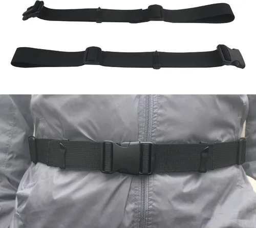 Miniatura 2 de YYST Una mochila Cinturón De Cintura Mochila Correa De Cintura Ajuste Universal Con Hebilla - Negro