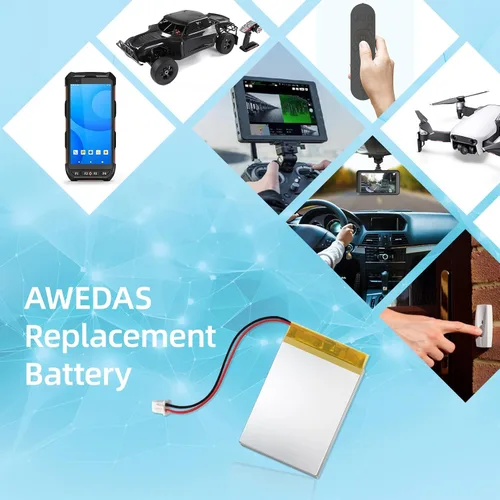 Miniatura 4 de Paquete de 3 baterías 502030 de polímero de litio de 3.7 V 250 mAh 502030 compatible con múltiples dispositivos 502030 baterías de repuesto