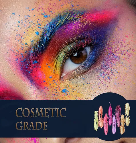 Miniatura 4 de Polvo de mica para piel, 25 colores x 0.35 onzas de pigmento en polvo para fabricación de jabón, color de resina epoxi, tinte de vela para cera