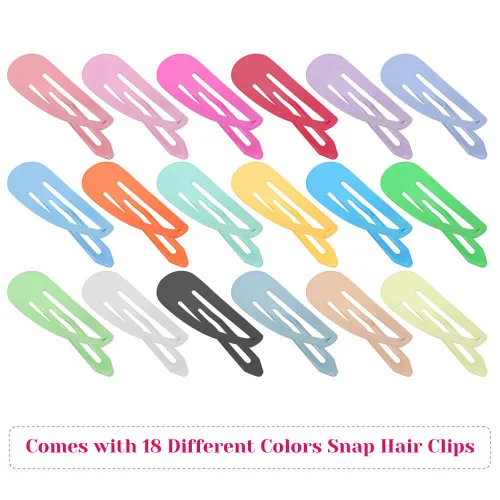 Miniatura 3 de anezus 80 pinzas antideslizantes para el cabello de 2 pulgadas, accesorios para el cabello para niñas, mujeres, niños, adolescentes o niños pequeños