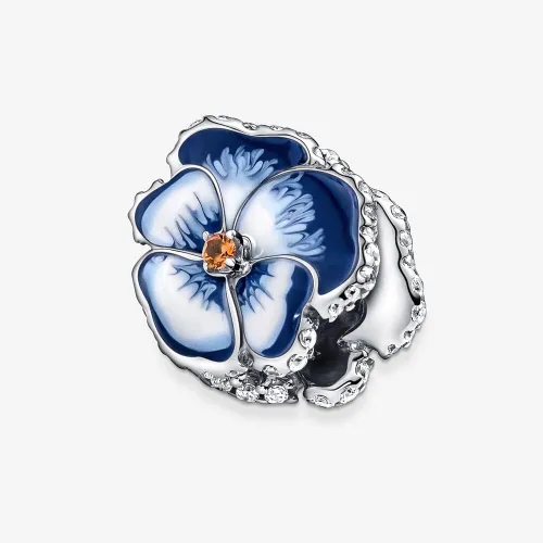 Miniatura 4 de NJXINJIABO Dijes de flores para mujer pulseras y collar de plata de ley 925 flores para el día de la madre Halloween cumpleaños Navidad regalo