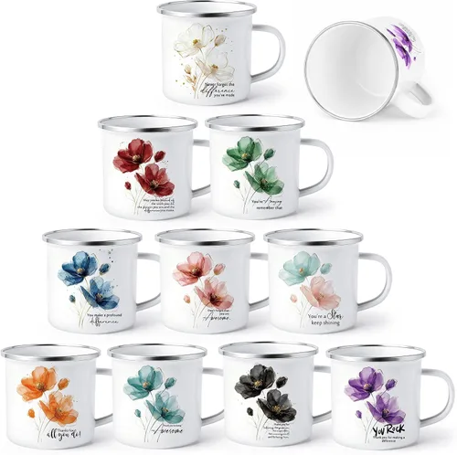 Miniatura 16 de Norme 10 tazas de regalo de agradecimiento, regalos de agradecimiento a los empleados, a granel para la semana del profesor, enfermera, 12 onzas