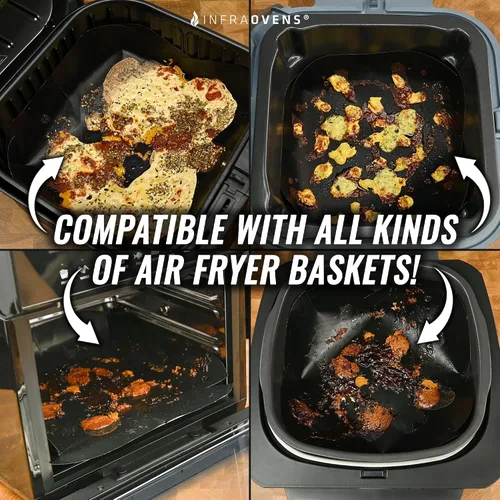 Miniatura 4 de INFRAOVENS Cubierta protectora de cesta para freidora de aire, accesorios innovadores para freidora de aire y utensilios de cocina para freidoras