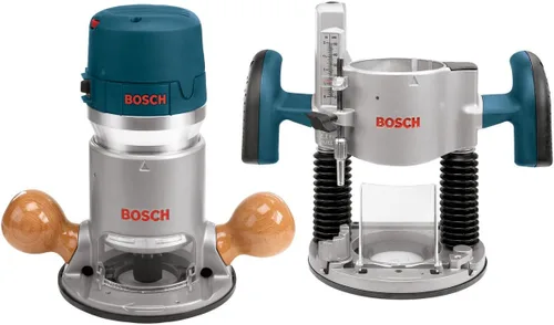 Miniatura 2 de BOSCH Kit combinado de enrutador de madera 1617EVSPK + juego de guía de plantillas de enrutador BOSCH RA1128
