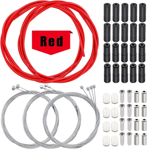 Miniatura 8 de weideer Cable de freno de bicicleta Cable de cambio Kit de carcasa de cable de bicicleta Kit de cable de freno de bicicleta Línea de transmisión