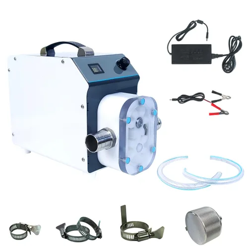 Bomba de transferencia de miel, bomba de transferencia de líquido viscoso de 900-1000L/hora, velocidad ajustable 0-100%, bomba de miel con pantalla