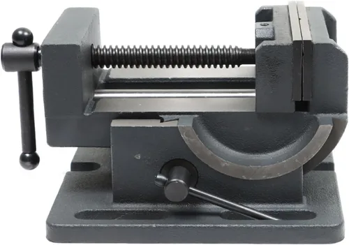 Miniatura 4 de Prensa de taladro industrial de sobremesa de 4 pulgadas con tornillo de banco resistente en ángulo para mecanizado de máquinas herramienta