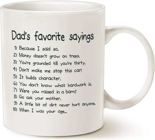 Miniatura 4 de LaTazas MAUAG idea divertida para regalo de navidad - taza de café de porcelana de 13 onzas con leyenda "Have a Great Day" y dedo anular en el Negro