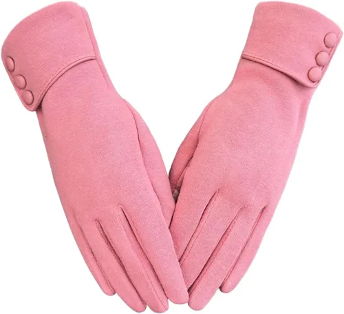 Miniatura 47 de Tomily - Guantes de forro polar para mujer con pantalla táctil