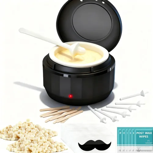 Miniatura 8 de Kit de cera de nariz de 4.23 oz, kit de cera para el cabello de la nariz con 40 aplicadores, kit de depilación de nariz rápido e indoloro para 4.23
