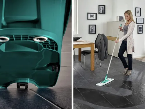 Miniatura 5 de Leifheit Floor Cleaning Profi XL - Juego de trapeador y cubeta - Trapeador de microfibra de 16.5 in para suelos grandes con junta de 360°, sistema