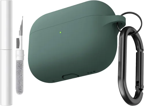 Miniatura 32 de Brujula Funda protectora de silicona para AirPods 4 con ANC, compatible con AirPods de 4ª generación 2024 (Avocado, AirPods 4 con ANC)