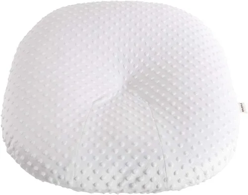 OWLOWLA Funda para tumbona para recién nacido, funda extraíble Minky para tumbona recién nacida para bebé niño y niña (blanco)