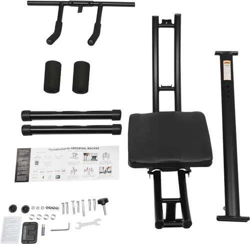 Miniatura 6 de Equipo de entrenamiento de abdominales, máquina de abdominales ajustable, equipo de entrenamiento de cuerpo completo para equipo de ejercicio