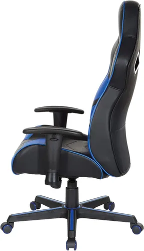 Miniatura 8 de OSP Home Furnishings Vapor - Silla ergonómica ajustable de piel sintética con respaldo alto y asiento de resorte helicoidal y flujo de aire