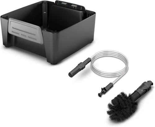 Miniatura 9 de Kärcher OC 3 Plus - Limpiador móvil para exteriores, 1.8 galones, tanque de agua, pistola rociadora y manguera, funciona con pilas, para limpieza