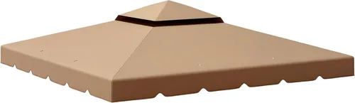Miniatura 15 de Outsunny - Reemplazo de toldo para gazebo de 10 x 10 pies, cubierta superior con techo doble ventilado para marco Outsunny de 9.7 x 9.7 pies