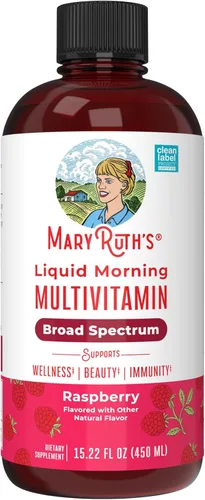 Multivitamínico para mujeres, hombres y niños, vitaminas líquidas de suplemento de apoyo inmunológico y energético. Impulsor de belleza, vegano, sin