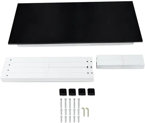 Miniatura 3 de G-PLUS Escritorio de computadora de 47.2 pulgadas, mesa de oficina de madera, estilo moderno y simple, para computadora portátil, mesa de estudio