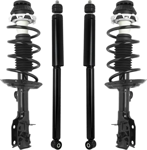Miniatura 132 de Detroit Axle - Puntales y Amortiguadores para Chevy Traverse Buick Enclave GMC Acadia Saturn Outlook 2007-2012, 2 puntales delanteros con resorte