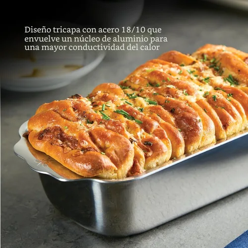 Miniatura 4 de Hestan Provisions OvenBond - Molde para pan de acero inoxidable con revestimiento de tres capas, 1 libra (9 x 5 pulgadas)