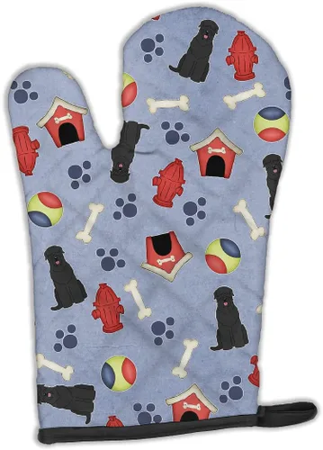 Miniatura 255 de Caroline's Treasures BB2732OVMT Dog House Collection Border Collie - Guante de horno grueso resistente al calor para sartenes calientes y horno