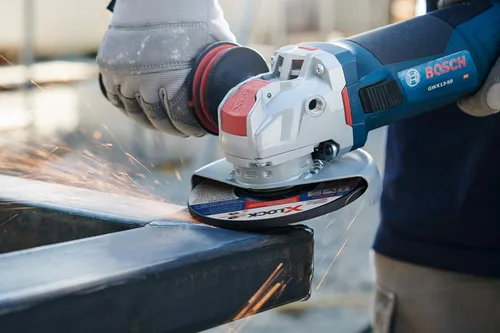Miniatura 12 de Bosch Amoladora angular ergonómica X-LOCK de 4-1/2 pulgadas GWX10-45E