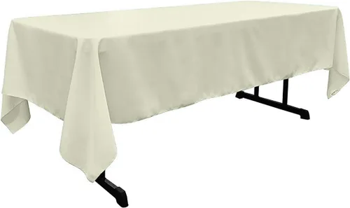Miniatura 48 de New Creations Fabric & Foam Inc - Mantel rectangular de popelina de poliéster de 60 pulgadas de ancho por 120 pulgadas de largo. (Avocado)