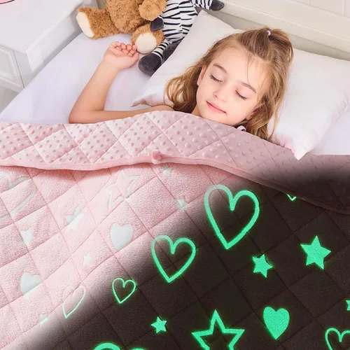 Miniatura 6 de yescool Manta de regazo con peso de 2 libras, manta de regazo pequeña, manta de regazo con peso, manta de regazo con calefacción de enfriamiento