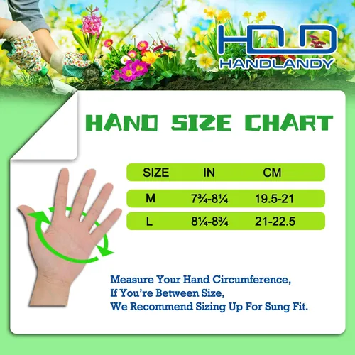Miniatura 5 de HANDLANDY Guantes de jardinería de cuero, guantes largos a prueba de espinas para trabajos pesados de jardín, longitud hasta el codo, guantes