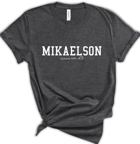 Miniatura 5 de Camisetas Mikaelson Since 1001 AD, ropa gráfica Michaelson, camisetas Mikaelson para mujeres y hombres, camisetas TVD, camisetas gráficas