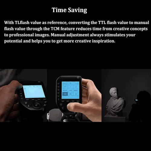 Miniatura 8 de GODOX Disparador de flash inalámbrico XProII-S TTL para cámaras Sony, 2.4G 1/8000s HSS, Bluetooth incorporado para control de aplicación