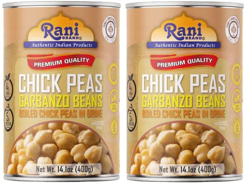 Miniatura 13 de Garbanzos Rani (Kabuli Chana) 128 onzas (8 libras) 3.63kg x paquete de 5 (total de 40 libras) a granel ~ Todo natural Vegano Sin gluten Sin
