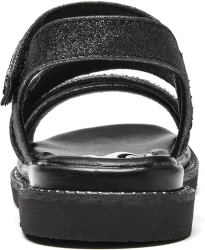 Miniatura 4 de DADAWEN Sandalias de verano para niñas con diamantes de imitación y puntera abierta con purpurina para exteriores (bebésniños pequeñosniños grandes)