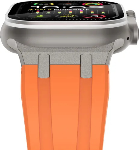 Miniatura 22 de NewWays AP - Correa de lujo para Apple Watch Ultra de 1.929 in 1.811 in 1.772 in 1.732 in 1.654 in 1.614 in 1.575 in 1.496 in para hombres