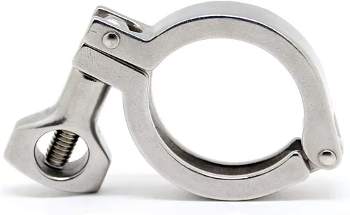 Miniatura 6 de Acero inoxidable 304 Single Pin Heavy Duty Tri Clamp con tuerca de ala para virola TC 1.5 "con 1 unid junta de silicona