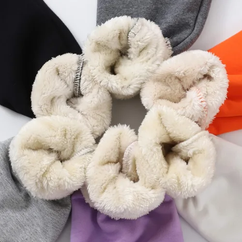 Miniatura 6 de Gihuo Sudadera unisex de forro polar con cremallera y forro de sherpa para niños y niñas