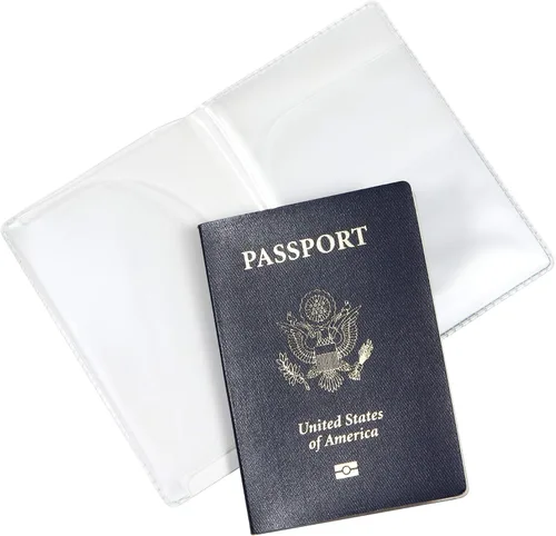 Miniatura 7 de Cubiertas de plástico para pasaporte, Claro, Cartera de viaje